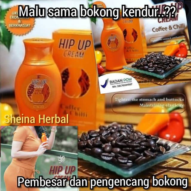 Hip Up Cream Pembesar Bokong Sekaligus Pengencang Pantat Terampuh Syb BPOM