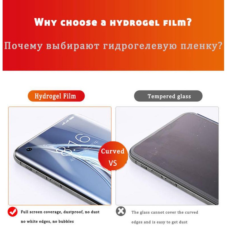 3/2/1Pcs Full Cover Hydrogel Film For Xiaomi Redmi Note 10 9S 8 9 Pro Max Screen Protector For Redmi Note 7 6 5 Pro Not Glass