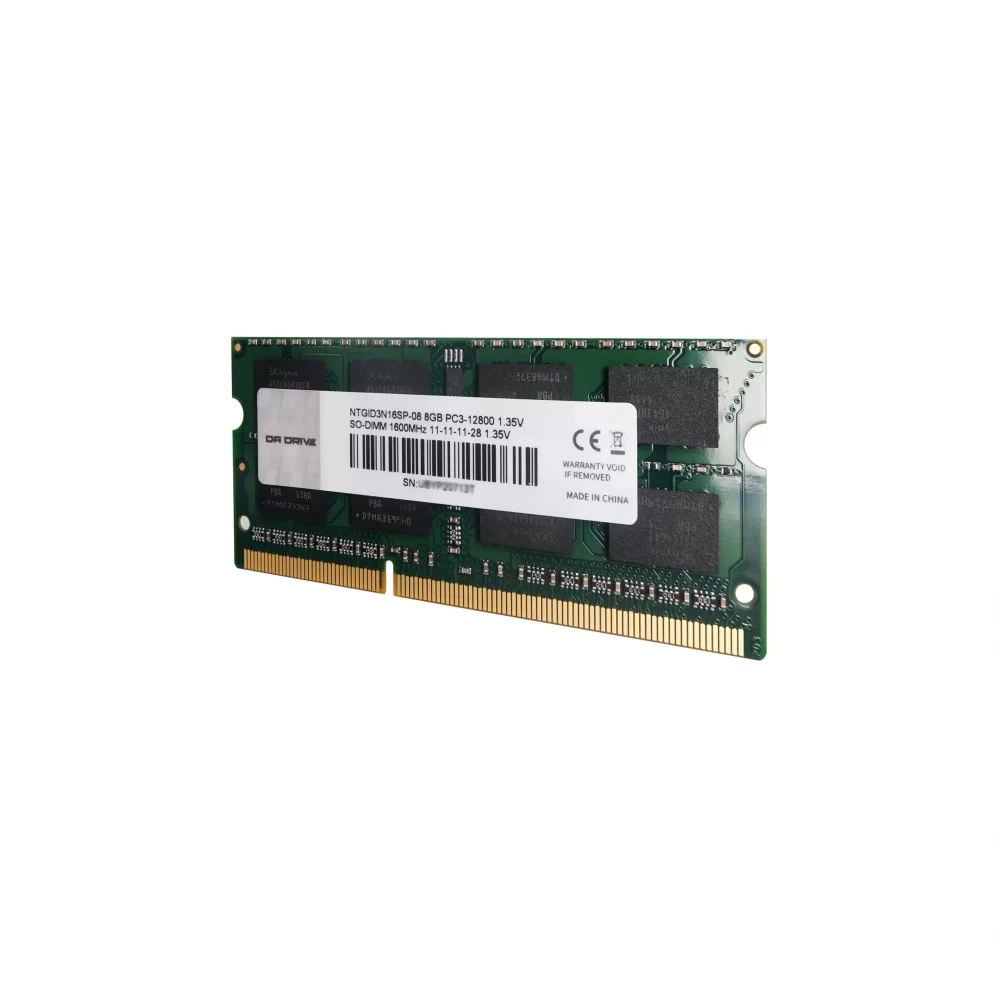 DA Drive SO-DIMM DDR3L 1600Mhz 8GB RAM Memory fo Laptop