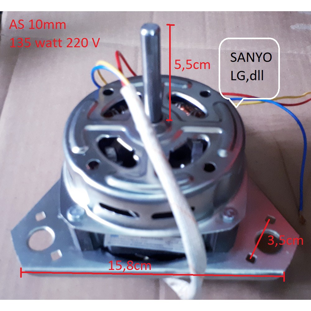 Dinamo Pencuci / Wash Motor Mesin Cuci SANYO