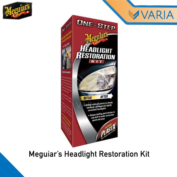 Meguiar's Headlight Restoration Kit Poles Mika Lampu Meguiars G1900