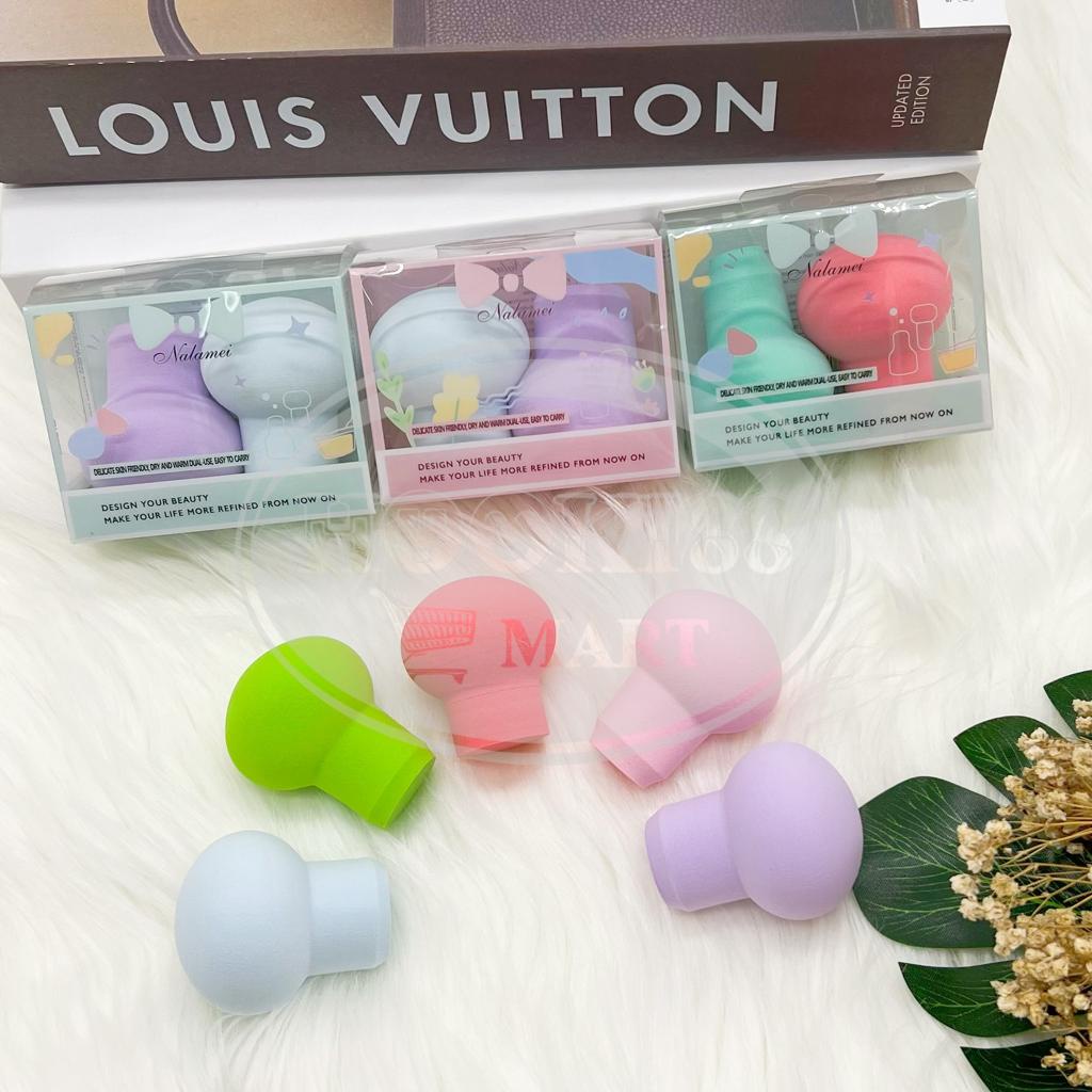 MAKEUP BEAUTY Sponge Make Up Puff Set 4 Pcs Beauty Blender IMPORT