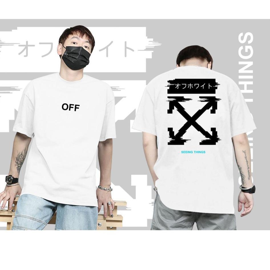 【STAR】 Kaos murah Kaos distro murah baju  distro pria t-shirt murah combed30s  off silang terbaik