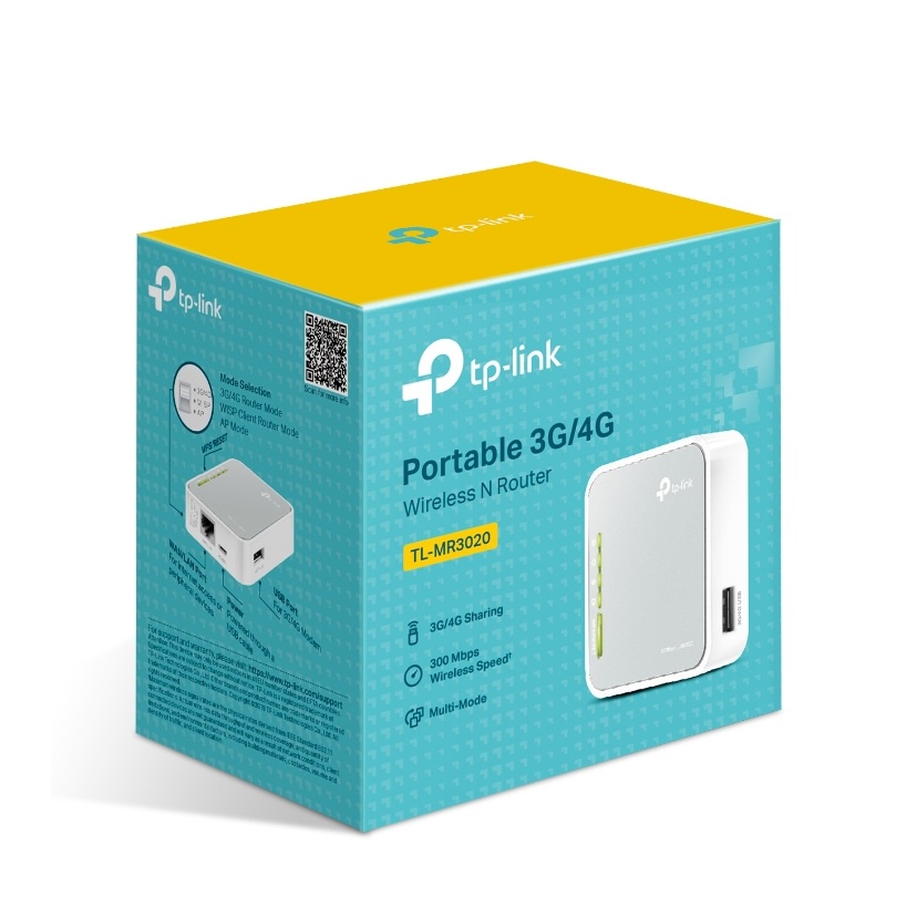 TP-Link TL-MR3020 Portable 3G / 4G Wireless N Router