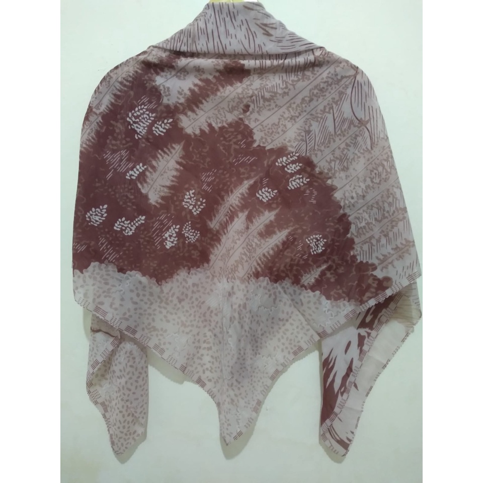 [ Promo COD ] Jilbab Motif, Kerudung Voal Motif Premium , Jilbab Segiempat Art , Hijab Square Diskon-B027