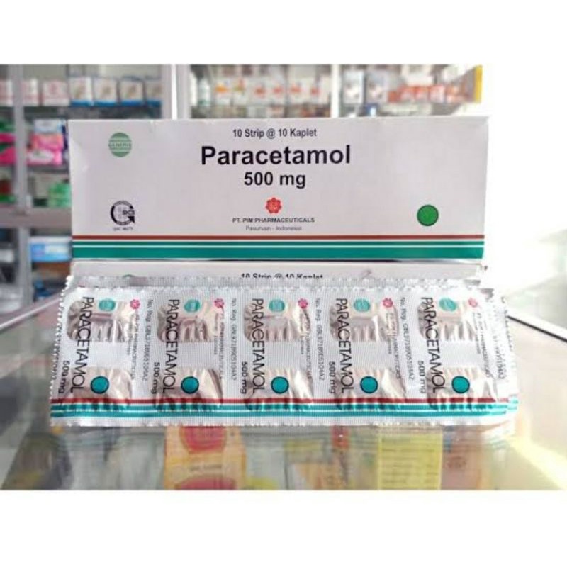 PARACETAMOL Kaplet 500mg BOX PIM analpim