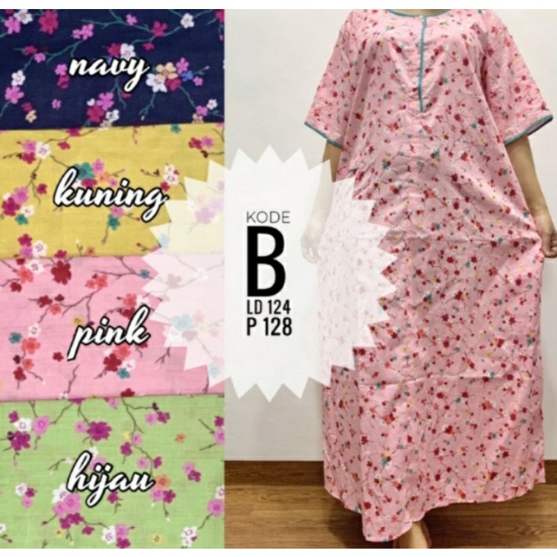 Daster - Daster katun - Daster katun  premium - daster terbaru - daster kekinian - daster katun jumb
