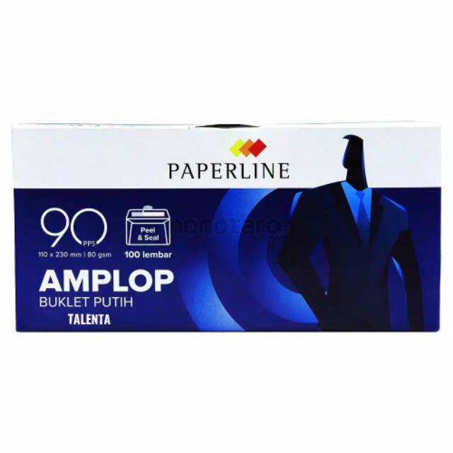 Amplop Putih Polos Paperline 90 - 100 Lembar