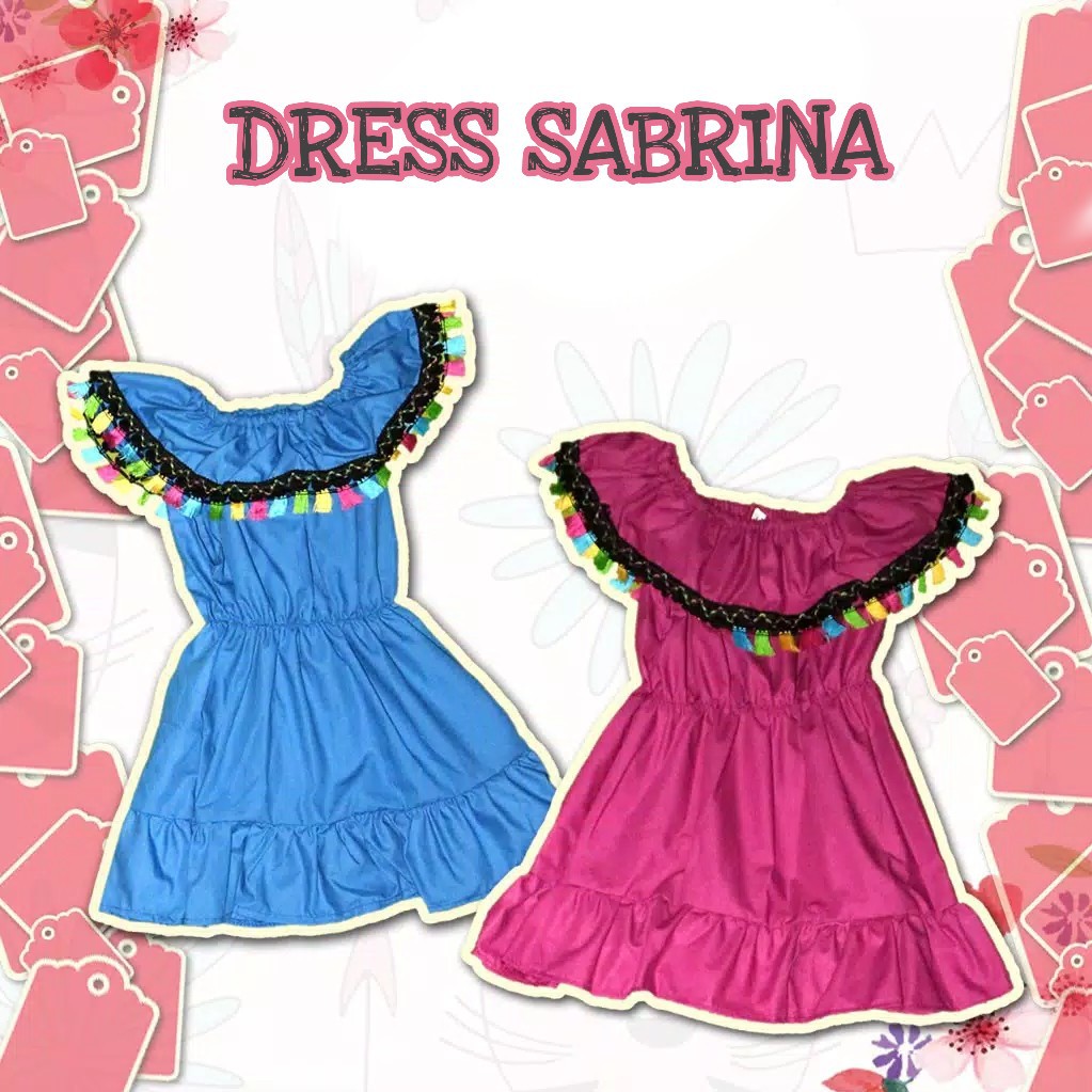 Dress Anak Sabrina umur  1-5 tahun