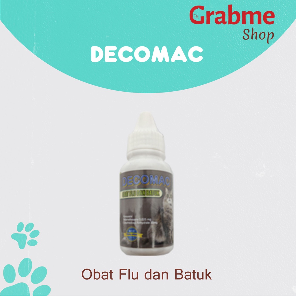 Obat Flu dan Batuk Kucing DECOMAC 30 ml