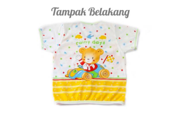 Baju Bayi Lengan Pendek/Baju Bayi Kancing Depan