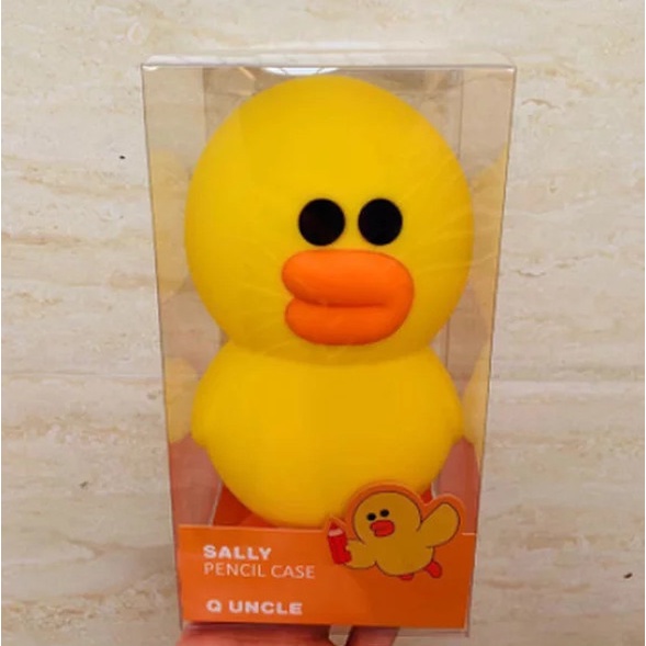 

Hari Ini Kotak Pensil Bentuk Karakter Maskot Korea Line Bahan Silikon Trendi