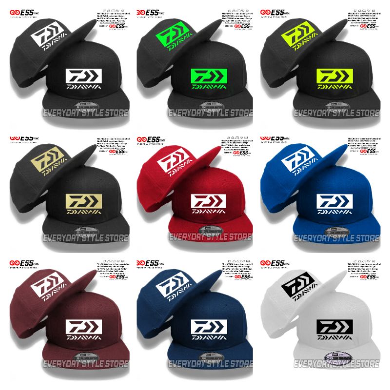 Topi Mancing Daiwa Snapback - Topi Daiwa