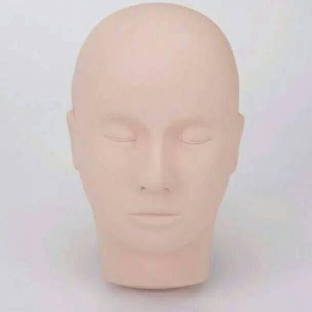 Buruan beli] BONEKA LATIHAN KEPALA MAKEUP SILIKON MANEKIN