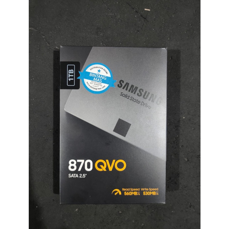 SSD SAMSUNG 870 QVO 1TB SATA III 2.5&quot; GARANSI RESMI