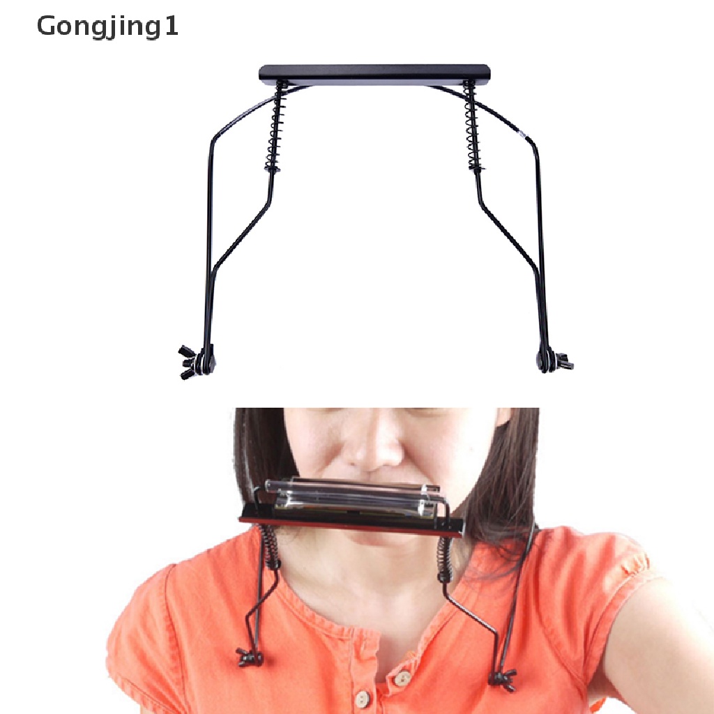 Gongjing1 Stand Holder Harmonika 10 Lubang Adjustable