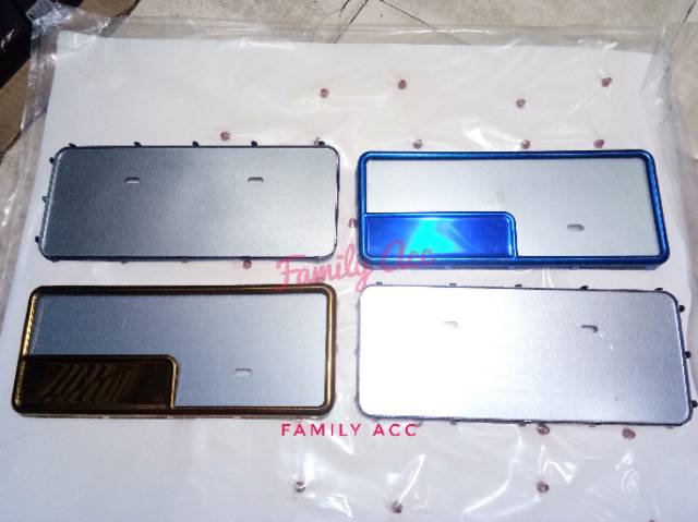 Bingkai Plat Nomor Stenlis Ori Thailand Dudukan Plat Nomor Harga 1 Set Depan Belakang Thailand