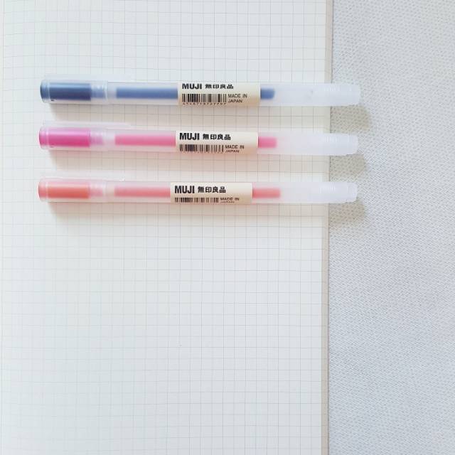 

Muji Gel Pen 0.38mm /0.5mm