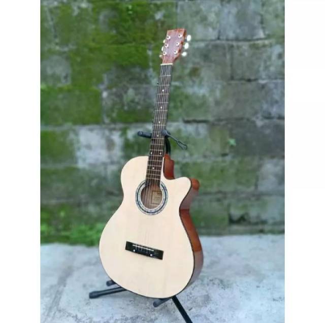 GITAR AKUSTIK MURAH SUDAH TANAM BESI BERGARANSI)