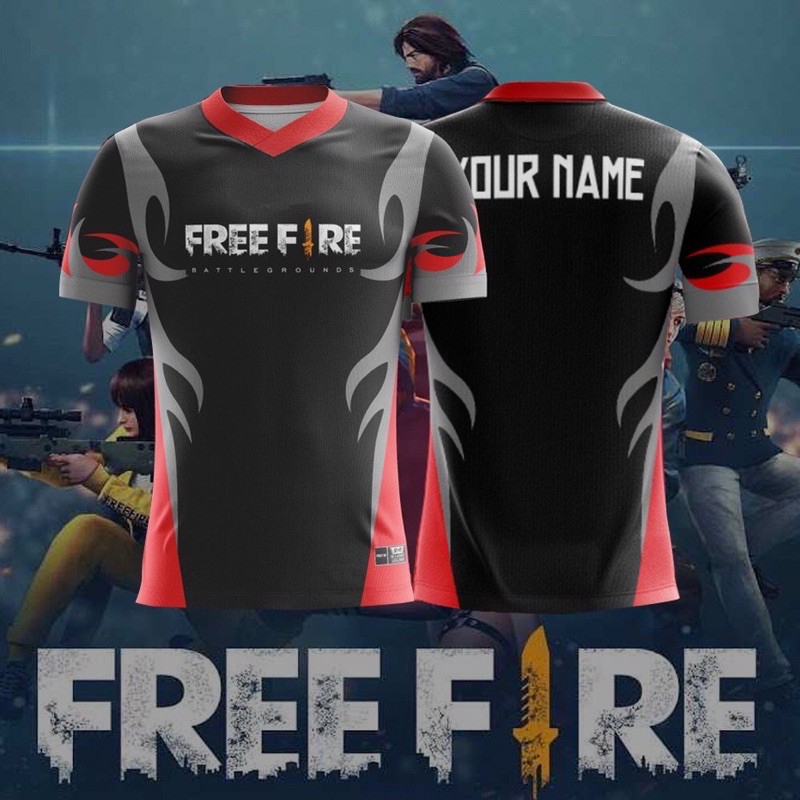 Baju Freefire/ Baju Guild Murah ( Bisa Cod )