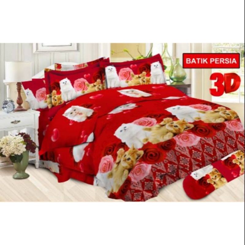 SPREI BONITA 3D MOTIF BATIK PERSIA KING 180x200