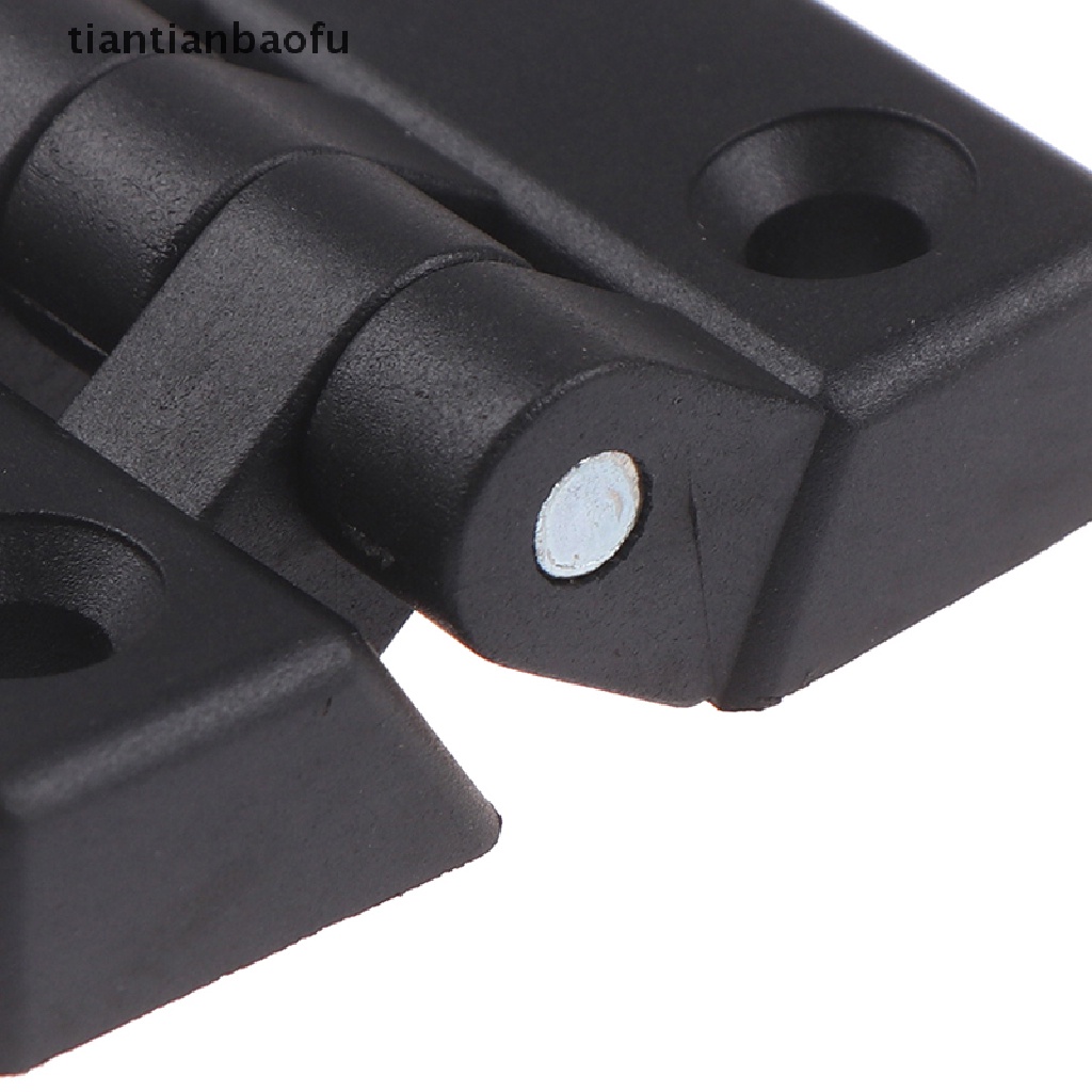 1 Pc Engsel Pintu Lemari Bahan Plastik ABS Warna Hitam