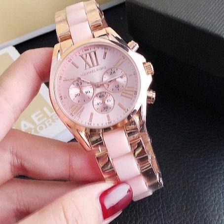 Special Price.. ✅COD Michael Kors Jam Tangan MK Quartz Dengan Strap Keramik Women Ceramics Watch FB 