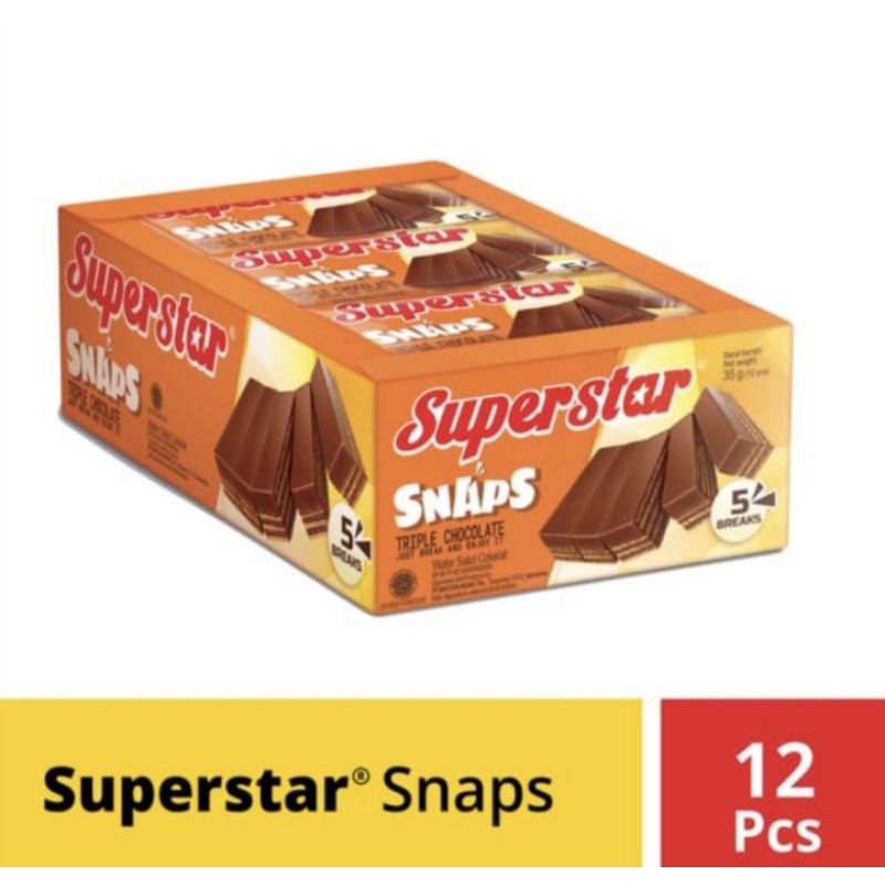 

superstar snap per box isi 12