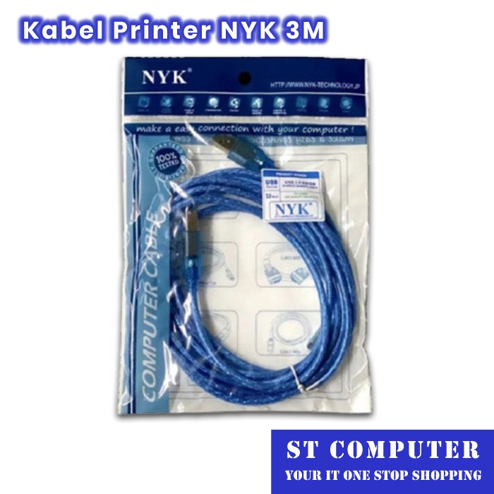Jual Kabel Printer Nyk 3 Meter High Quality Usb 20 Data Cable Shopee Indonesia 7157