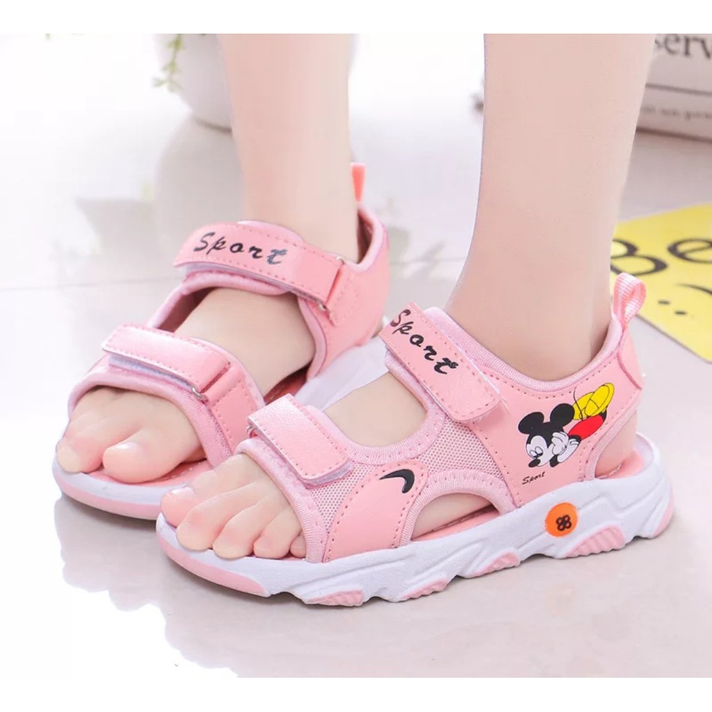 JS FASHION SANDAL TALI ANAK MICKEY MOUSE FS274