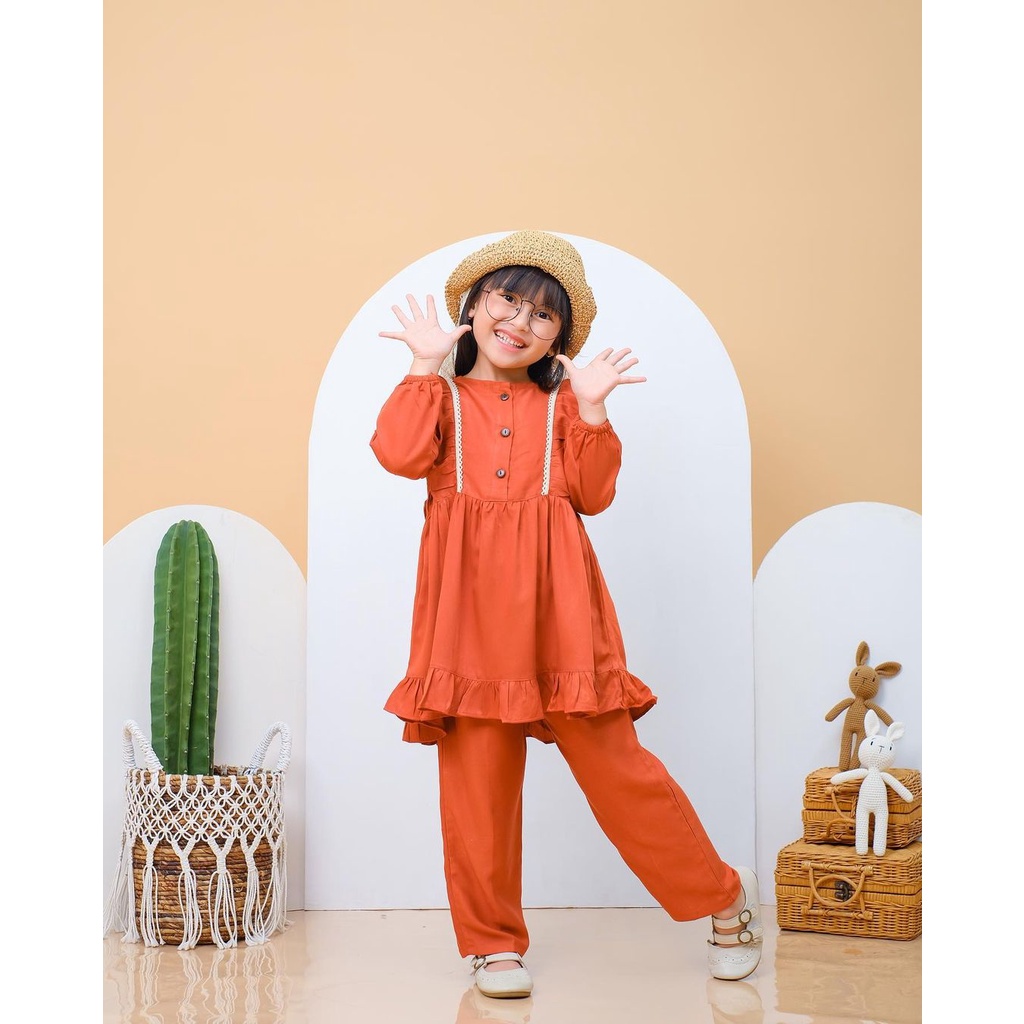 Murah LARISA SET setelan anak perempuan BAJU ANAK PEREMPUAN ONESET PEREMPUAN BAJU ANAK