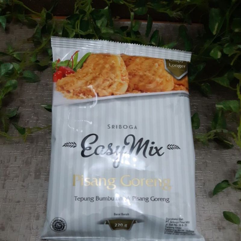 

promo Sriboga easymix pisang goreng 220gr tepung premix