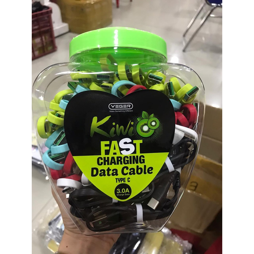 Kabel Type C Veger Kiwi pendek
