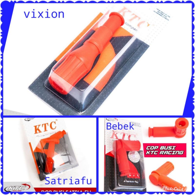 cop busi ktc racing kop busi ktc racing karet dop  busi racing ktc ktc bebek moge universal Jupiter 