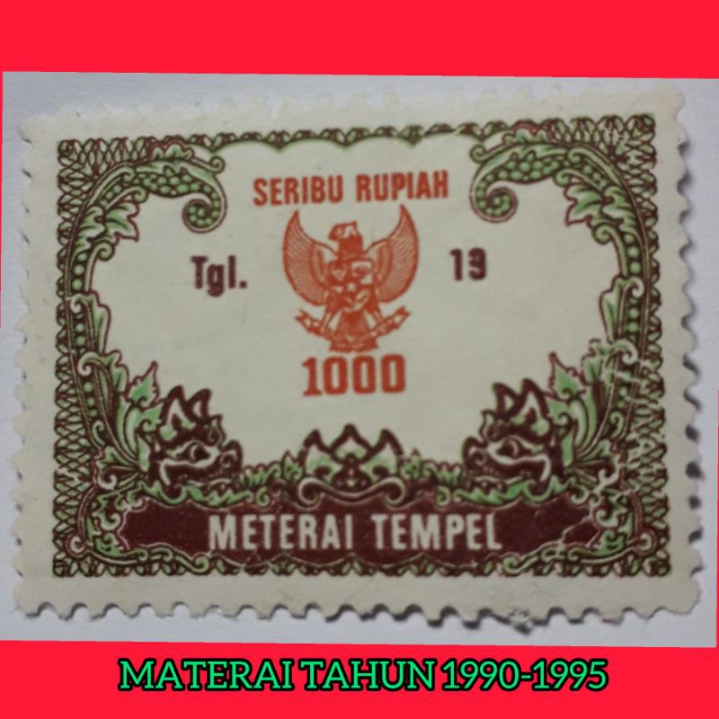

MATERAI TAHUN 1990-1994
