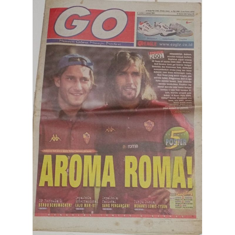 Tabloid GO , edisi 5 Januari 2001