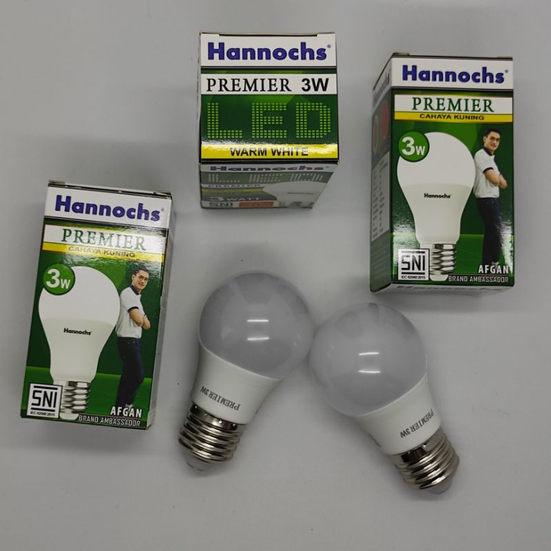 Lampu Led  3 Watt Hannochs Premier - Warm White