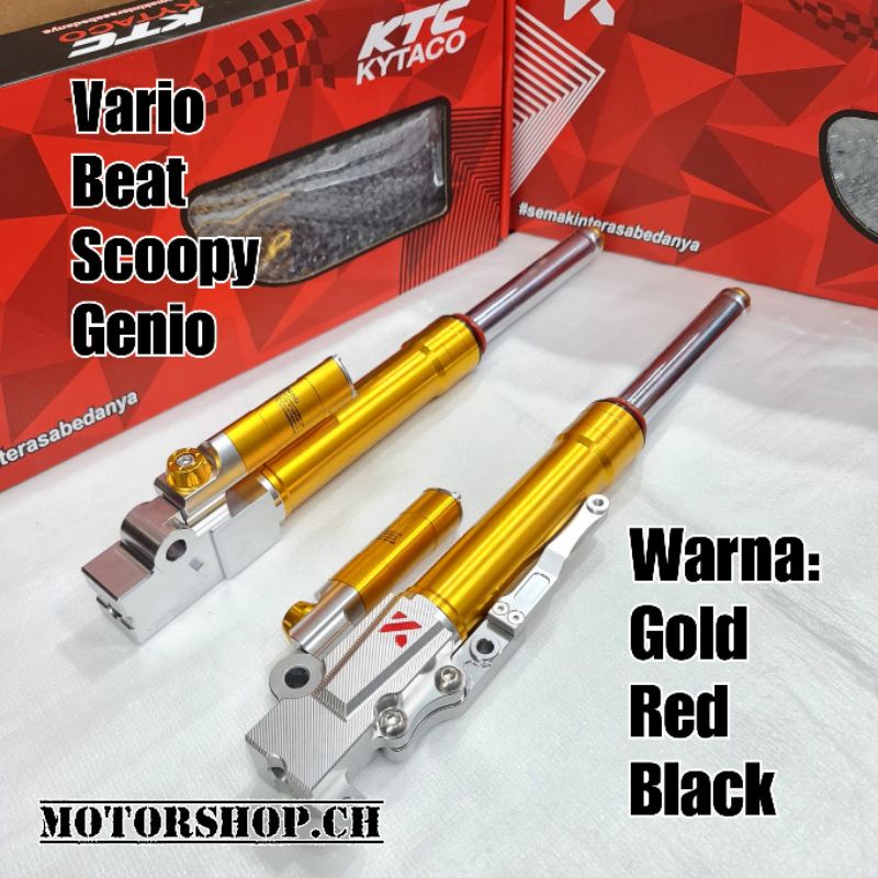 Shock Shockbreaker Depan Ktc Kytaco Vario 110 125 150 Beat Beat New Scoopy New Genio Shockbreaker De