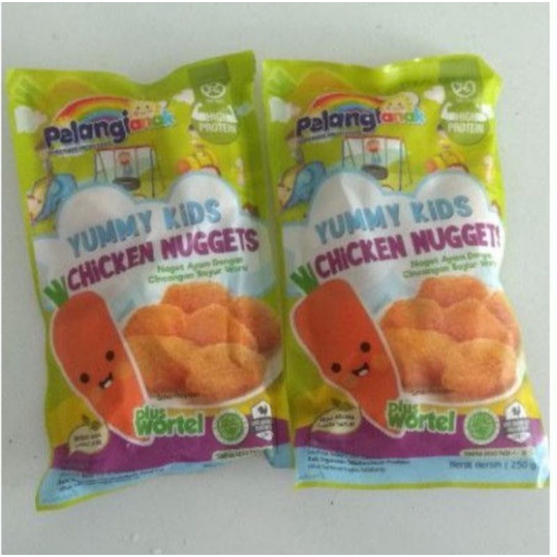 

Chicken Nugget Veggie Wortel Non MSG & Pengawet Pelangi Healthy Frozenfood