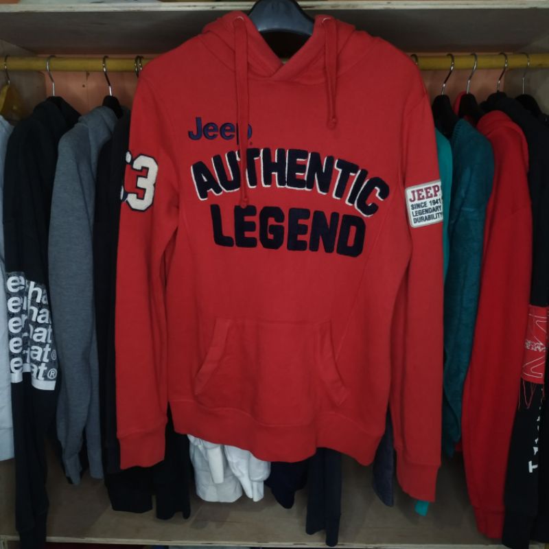 Hoodie Jeep merah
