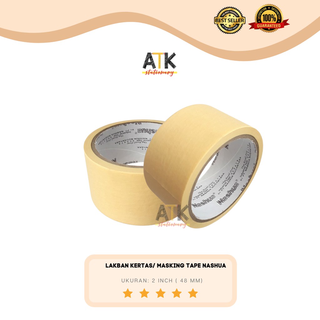 

Masking Tape, Lakban Kertas Nashua 2 Inch (48mm) atk