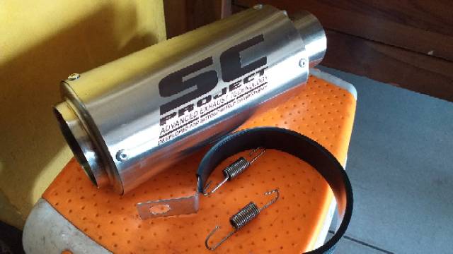 KNALPOT MOTOR KNALPOT MURAH KNALPOT RACING KNALPOT SC PROJECT GP JARING TITAN d50mm-4
