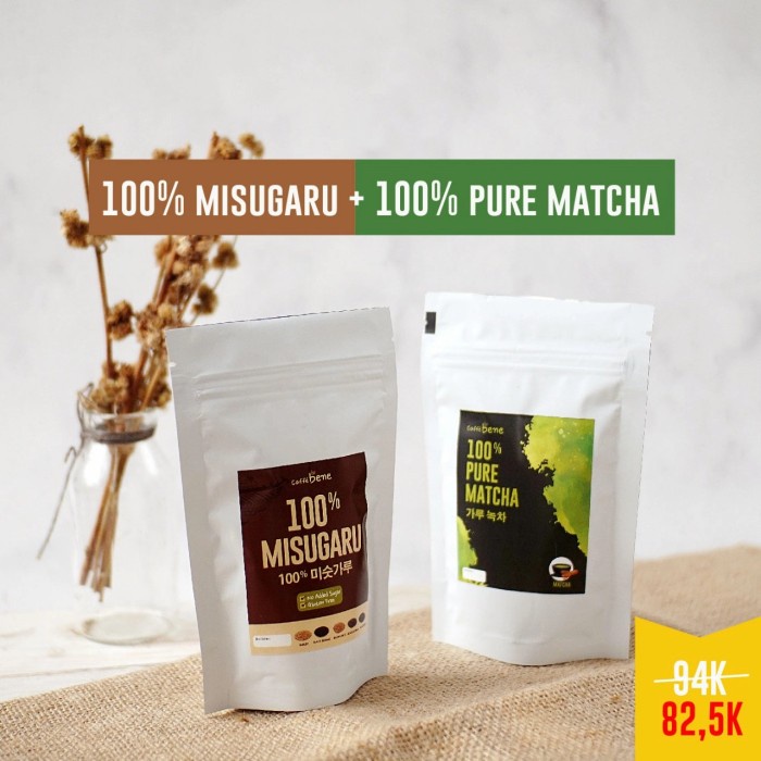 

(BISA COD) Bubuk / Powder 100% Misugaru & Pure Matcha