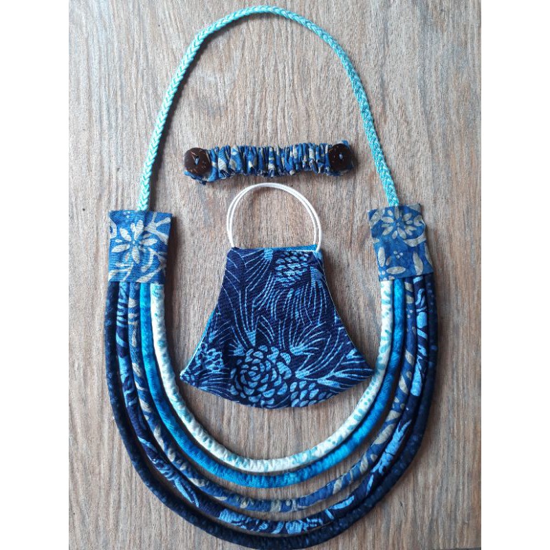 Kalung Batik Ganesha + Masker