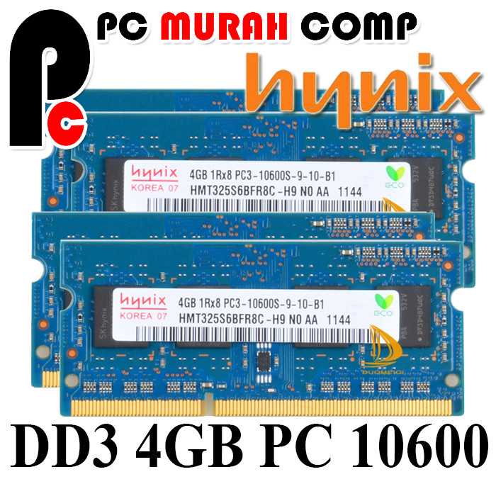 RAM laptop DDR3 4GB PC310600 1333MHz