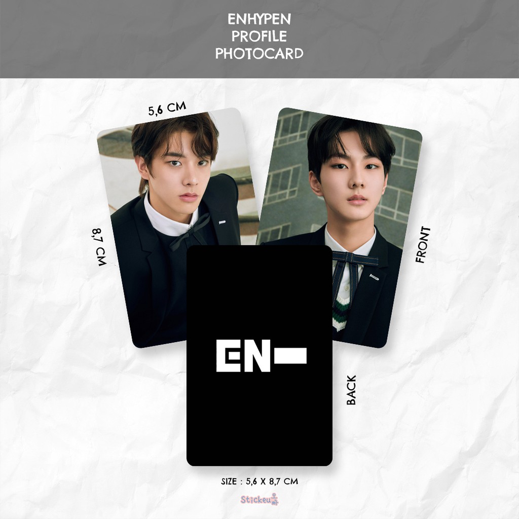 Photocard Enhypen Official Profile 