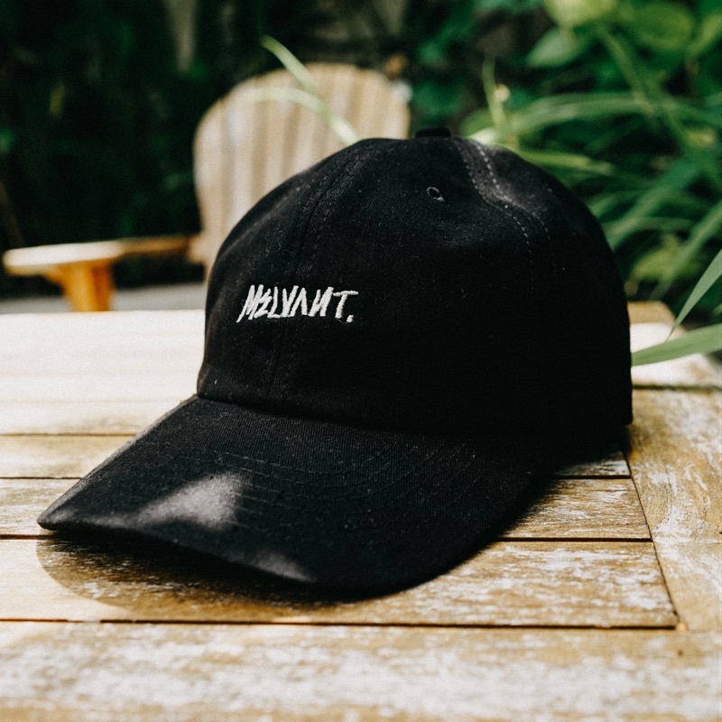 Melvant - MDH Diaz Black Dad Hat | Polo Cap Pria / Topi Katun Twill