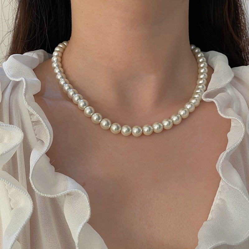 Pearl Necklace Accessories Clavicle Chain Trendy Temperament Personality