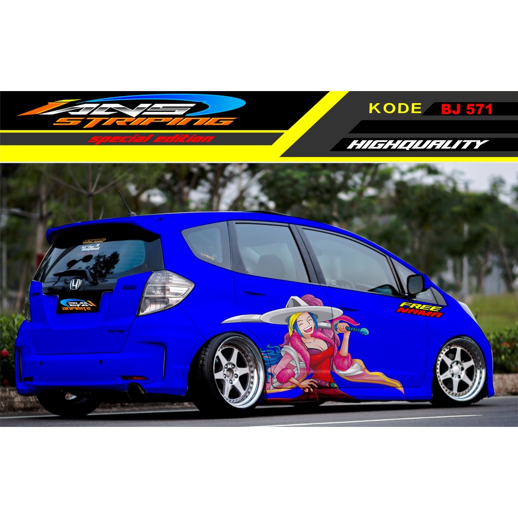 DECAL MOBIL JAZZ BRIO AVANZA YARIS SWIFT DATSUN / STIKER MOBIL / DECAL STIKER / VARIASI STIKER MOBIL / STICKER MOBIL