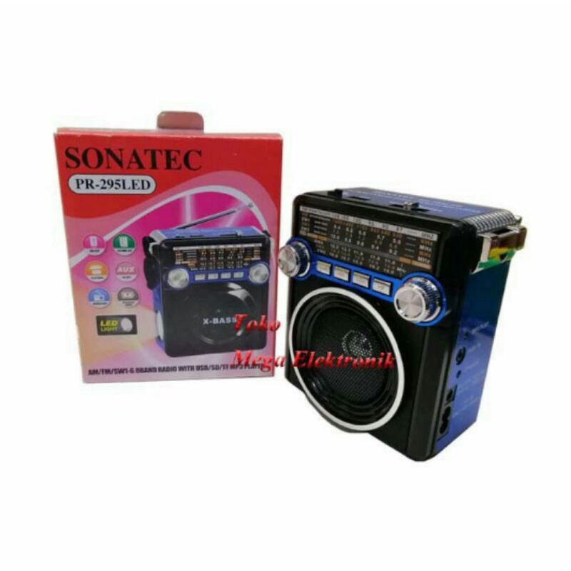 Cod Speaker Radio Portable Sonatec PR-295 Murah
